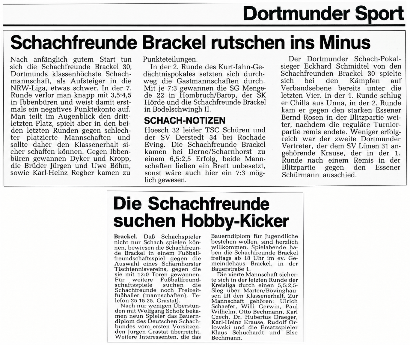 1983-Berichte