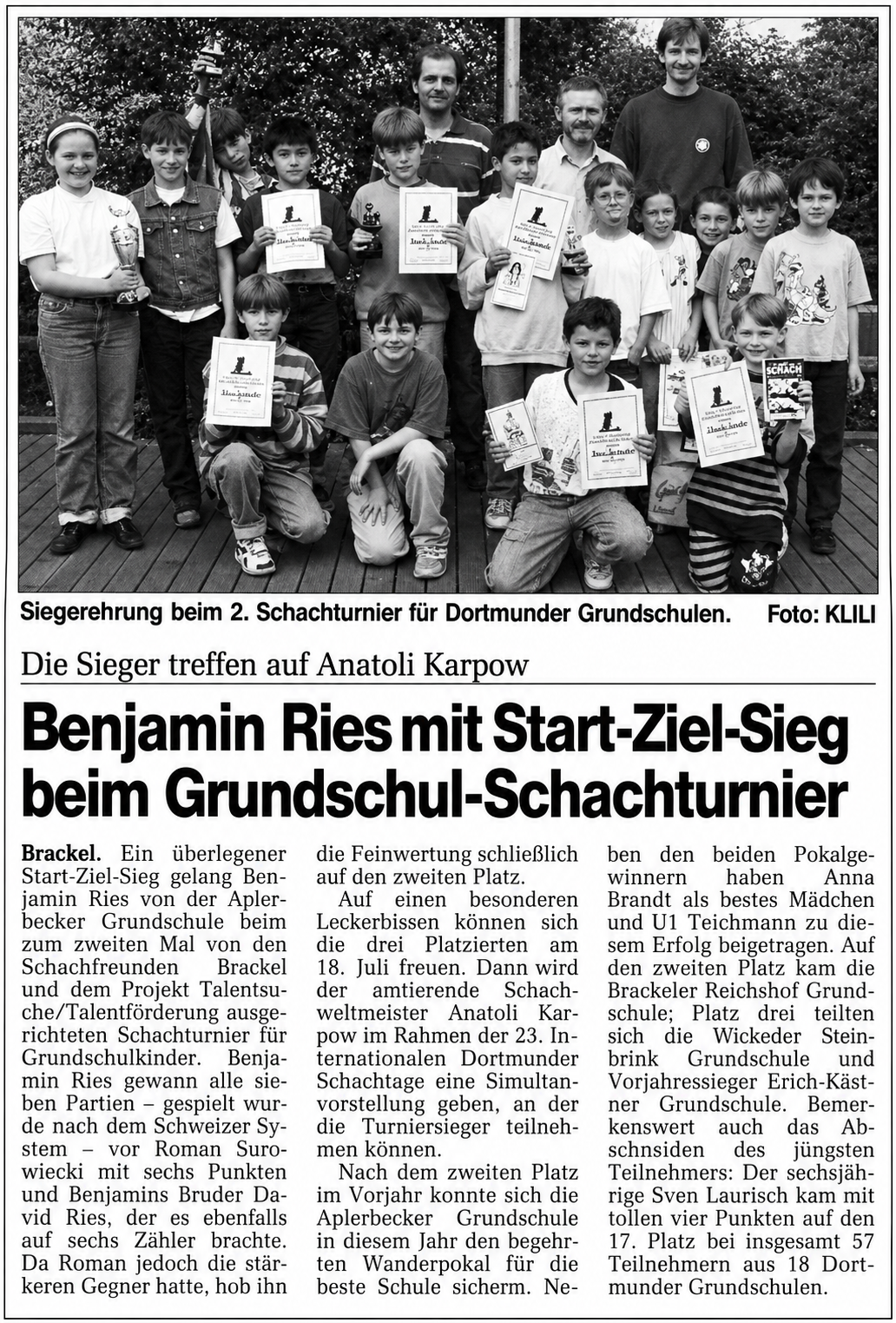 1995-Grundschulturnier
