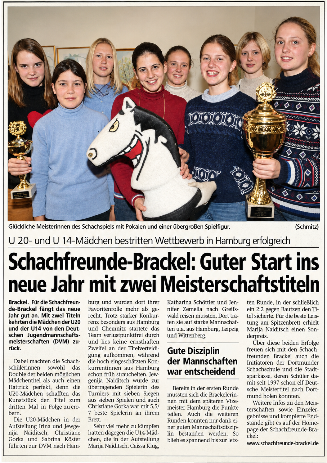2001 DVM U20w und U14w.png